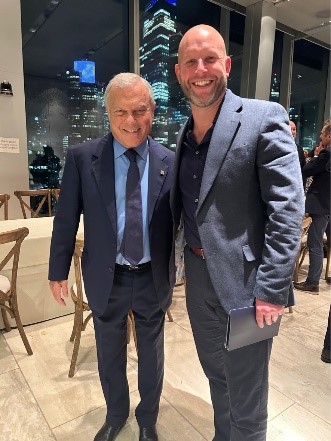 Michael with Martin Sorrell