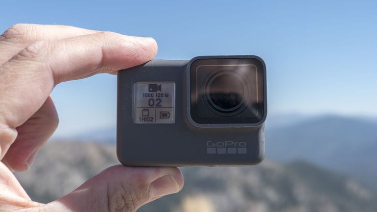 A GoPro camera